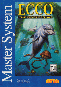 Ecco: The Tides of Time PAL Sega Master System PAL box art